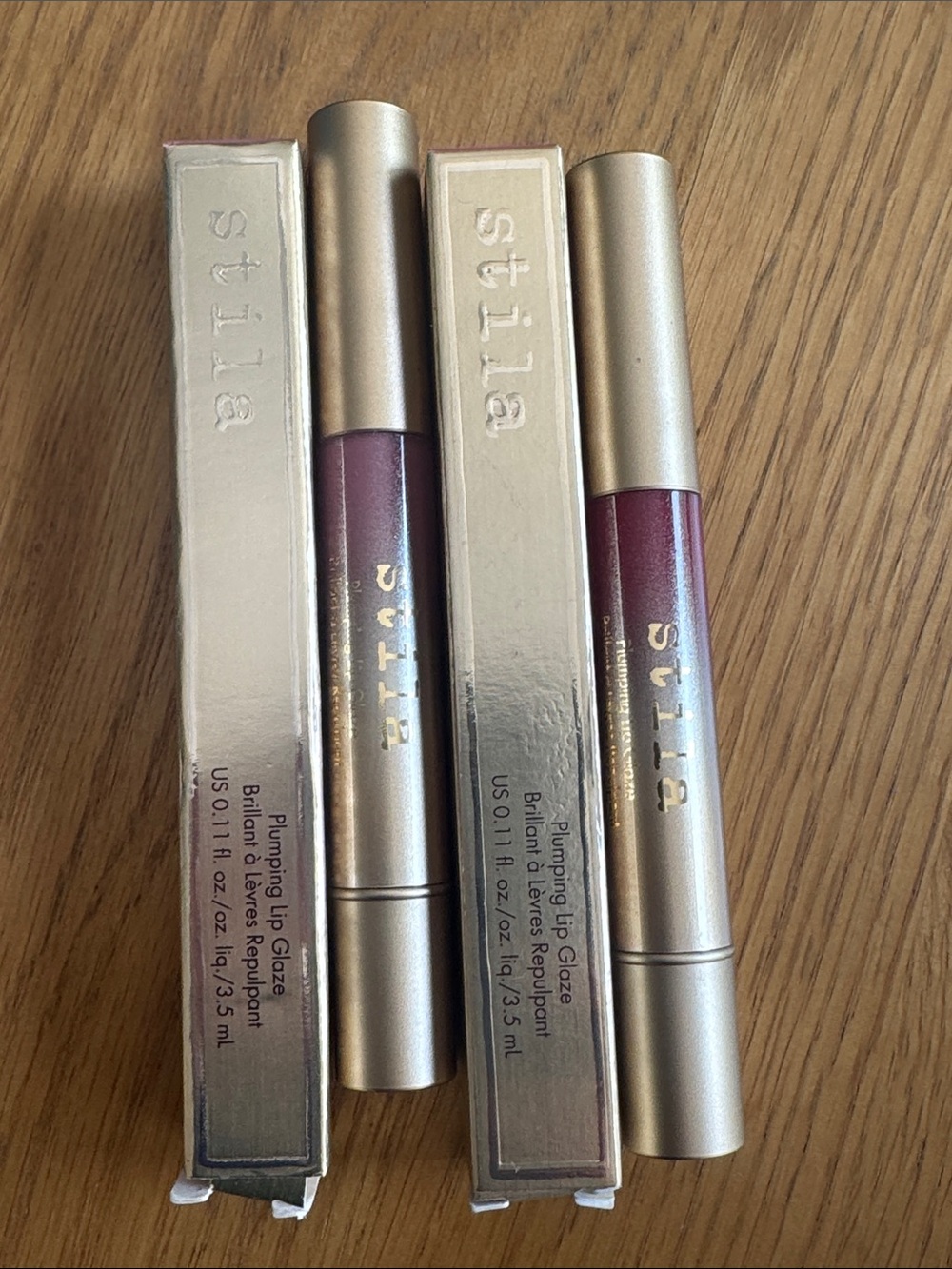 Stila Plumping Lip Glaze - Set of 2 - Amor & Pieta - NWT